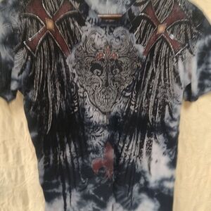 Graphic Black and White T-Shirt Departed XL Awesome Design